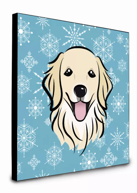 Snowflake Dog Artwork Wall Panel - S000213B001695P014410V004