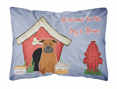 Dog House Collection Canvas Fabric Decorative Pillow - BB2865PW1216