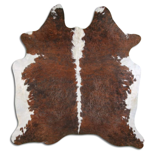 NATURAL HAIR ON COWHIDE EXOTIC WHITE BELLY BACKBONE - CPNEXWBB2A-00128647