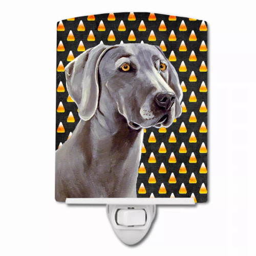 Candy Corn Halloween Dog Art Portrait Ceramic Night Light - S000213B001695P102814V000