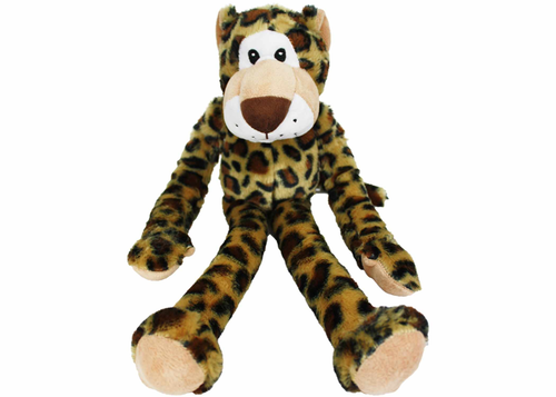 Multipet Swingin' Safari Leopard Plush Dog Toy 19" Multipet Swingin' Safari Leopard Plush Dog Toy 19"