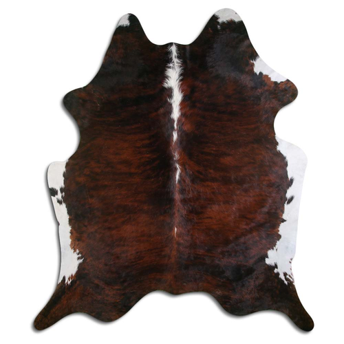 NATURAL HAIR ON COWHIDE EXOTIC WHITE BELLY BACKBONE - CPNEXWBB3A-00128680