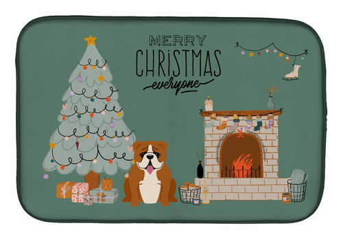 Dog Christmas Everyone Dish Drying Mat - S000213B001695P020167V025