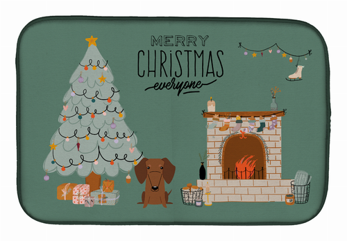 Dog Christmas Everyone Dish Drying Mat - CK7693DDM