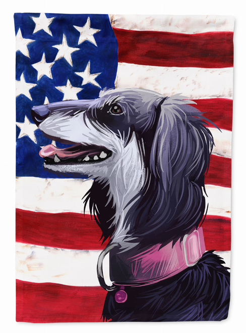 American Flag with Dog Artwork Flag Garden Size - CK6686GF