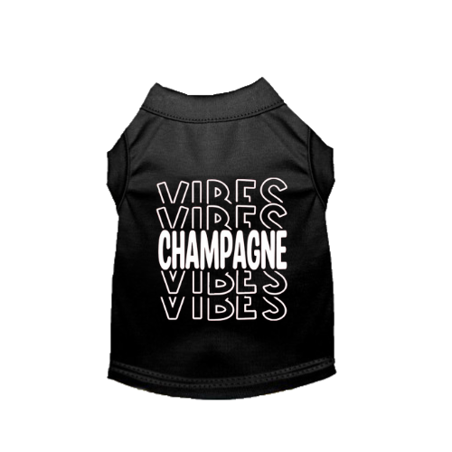 Champagne Vibes Dog Shirt - BarkFifthAve717