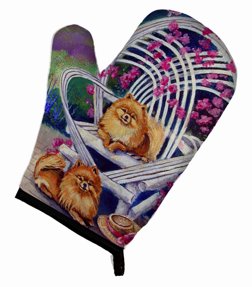 Dog on Oven Mitt - 7176OVMT
