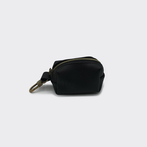 Leather Poop Bag Dispenser - Comeherebu-155 Leather Poop Bag Dispenser - Comeherebu-155