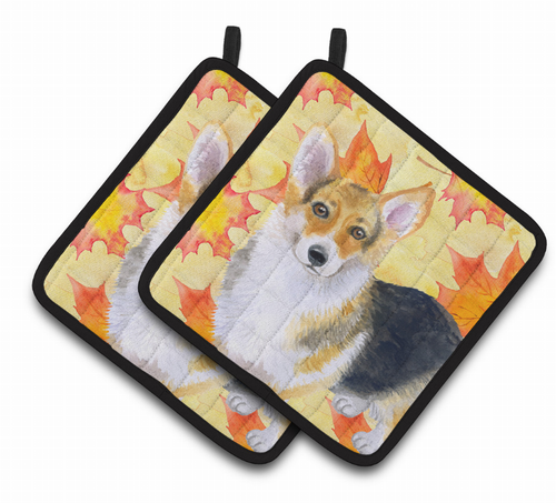 Dog Art Seasonal Pair of Pot Holders - BB9903PTHD