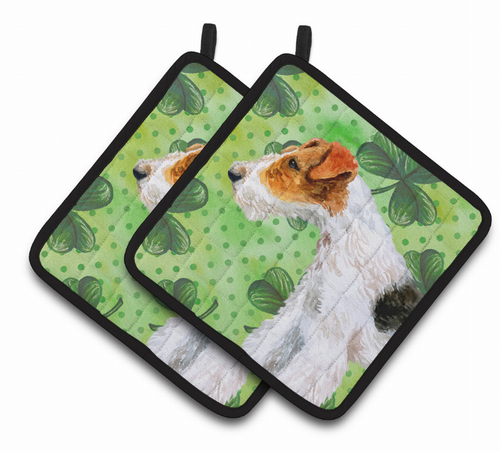 Dog Art Seasonal Pair of Pot Holders - BB9824PTHD