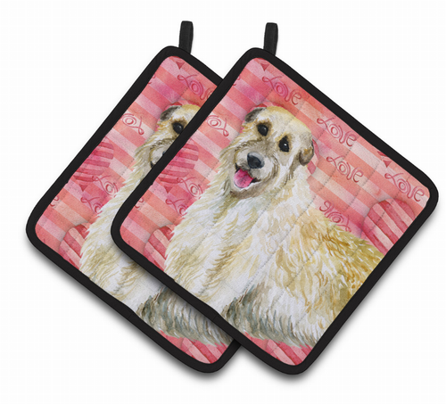 Dog Art Seasonal Pair of Pot Holders - BB9757PTHD