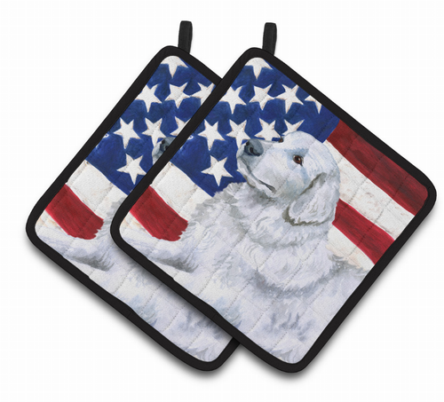 Dog Art Seasonal Pair of Pot Holders - BB9675PTHD