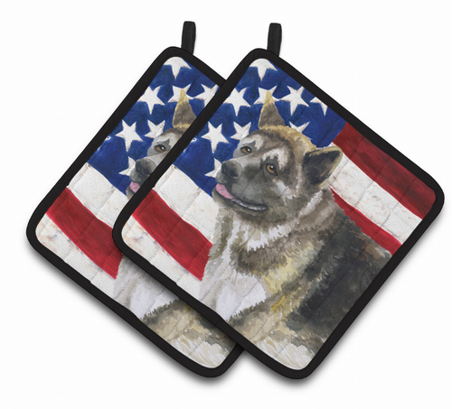 Dog Art Seasonal Pair of Pot Holders - BB9669PTHD