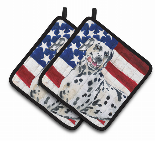 Dog Art Seasonal Pair of Pot Holders - BB9653PTHD