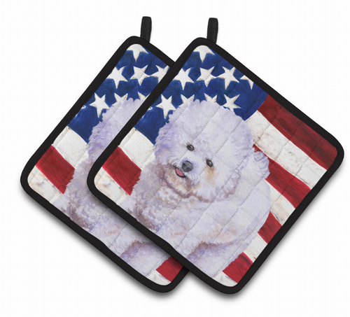 Dog Art Seasonal Pair of Pot Holders - BB9648PTHD