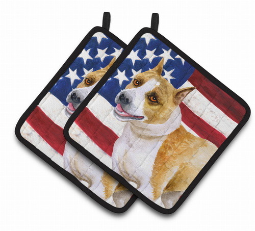 Dog Art Seasonal Pair of Pot Holders - BB9644PTHD