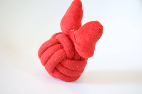 Kawaii Bowknot Rope Ball | Handmade Rope Toy| Eco-Friendly - CSCORD303