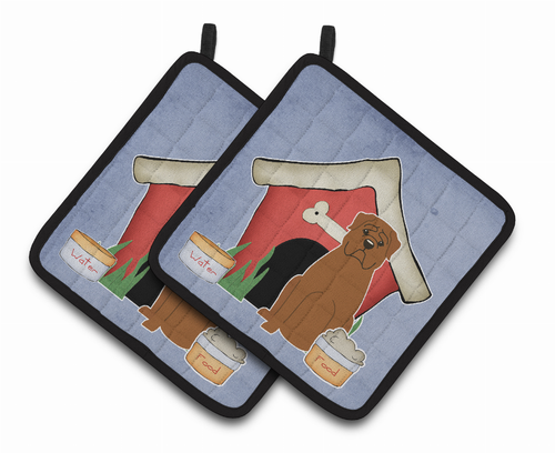 Dog House Collection Pair of Pot Holders - S000213B001695P070667V011