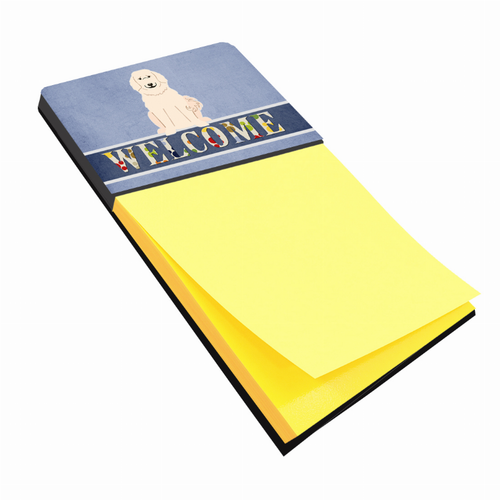 Welcome Design with Dog Sticky Note Holder - BB5664SN