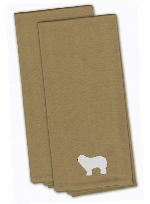 Dog Design Embroidered Kitchen Towel Set of 2 - BB3455TNTWE
