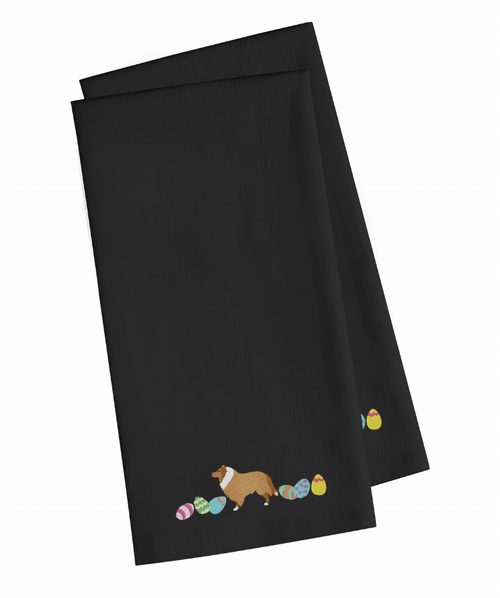 Easter Dog Design Embroidered Kitchen Towel Set of 2 - S000213B001695P114842V000