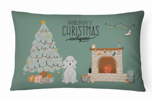 Christmas Everyone Dog Art Canvas Fabric Decorative Pillow - S000213B001695P020350V019