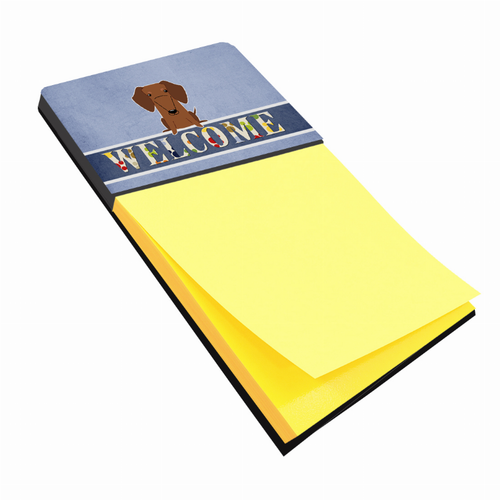 Welcome Design with Dog Sticky Note Holder - BB5711SN