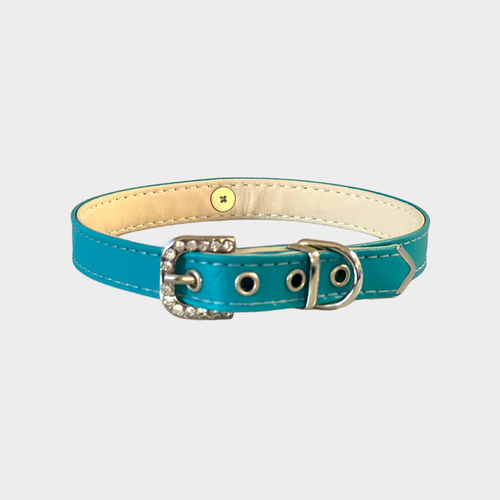 Rhinestone Heart Sniffany Dog Collar - BarkFifthAve3084