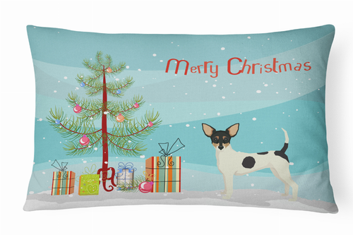 Christmas Tree Dog Art Canvas Fabric Decorative Pillow Style 2 - S000213B001695P001354V000