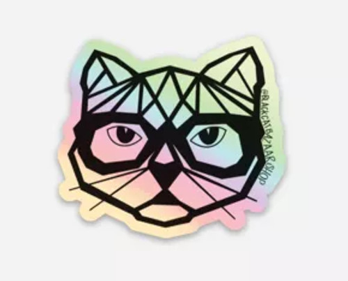 Holographic Cat Sticker - 149902867