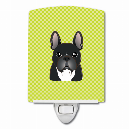 Checkerboard Design with Dog Ceramic Night Light - S000213B001695P098930V000