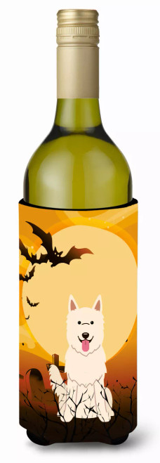 Halloween with Dog Design Wine Bottle Hugger - S000213B001695P075959V000