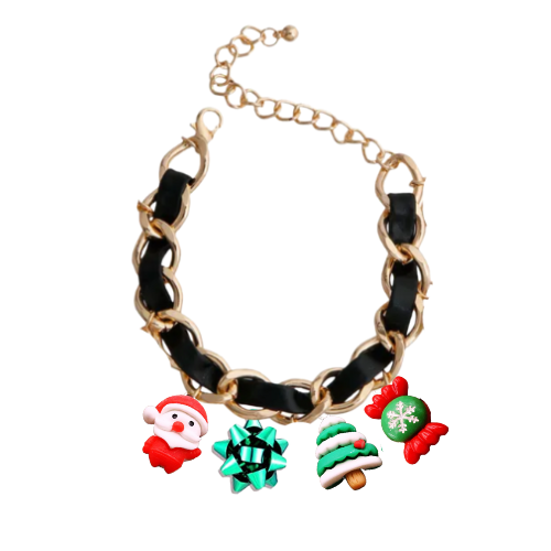 Holiday Charm Dog Necklace - S002142B002493P000850V009