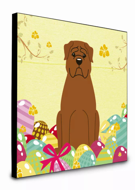 Easter Eggs Dog Artwork Wall Panel - S000213B001695P015087V035