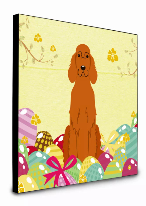 Easter Eggs Dog Artwork Wall Panel - S000213B001695P015087V026