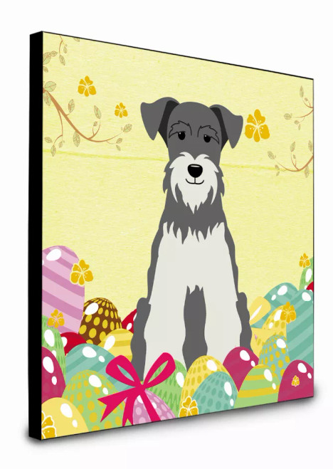 Easter Eggs Dog Artwork Wall Panel - S000213B001695P015087V016