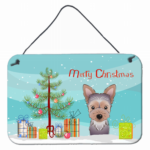 Christmas Tree and Dog Art Wall or Door Hanging Prints - S000213B001695P057985V000