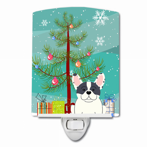Christmas Tree and Dog Ceramic Night Light - S000213B001695P099673V000