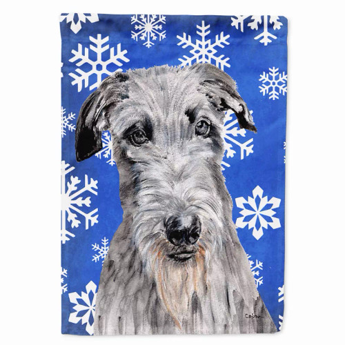 Winter Snowflakes Holiday Dog Flag Garden Size - S000213B001695P038683V000