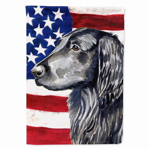 USA American Flag with Dog Flag Garden Size - LH9021GF