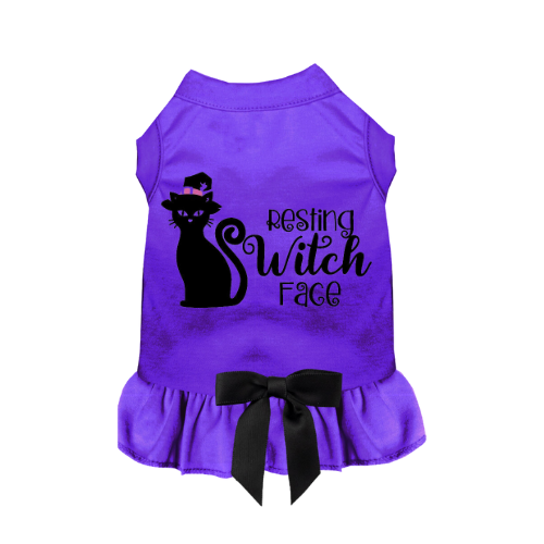 Resting Witch Face Dog Dress - S002142B002493P000982V010