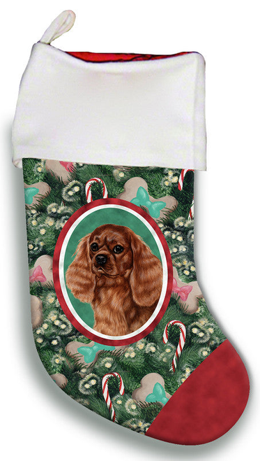 Cavalier King Charles Ruby- Best of Breed Christmas Stocking