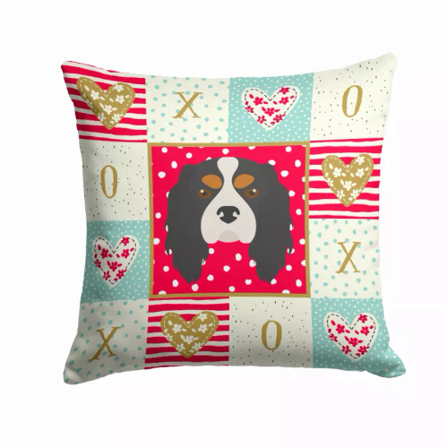Dog Face Art Love Design Fabric Decorative Pillow - S000213B001695P007176V000