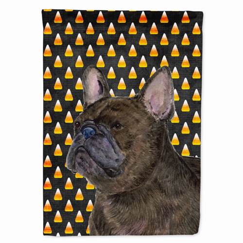 Candy Corn Halloween Dog Portrait Flag Garden Size - SS4312GF