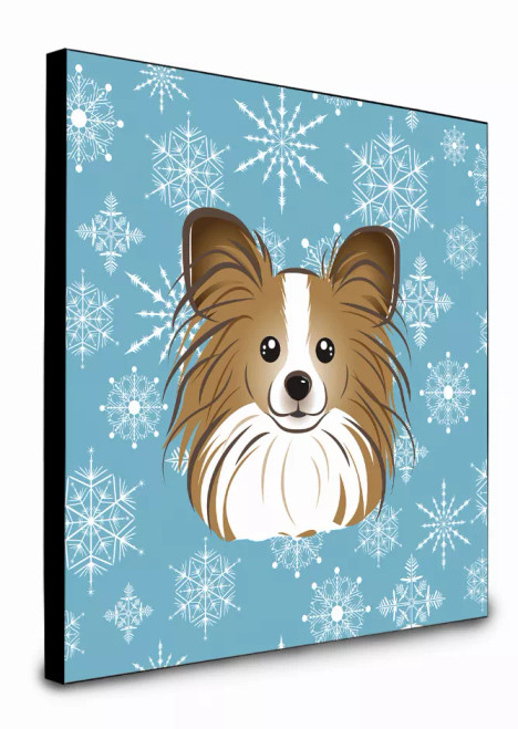 Snowflake Dog Artwork Wall Panel - S000213B001695P014411V013