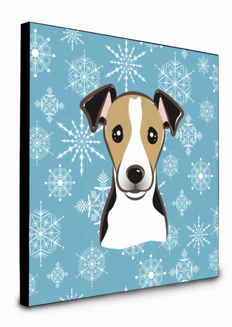 Snowflake Dog Artwork Wall Panel - S000213B001695P014411V026
