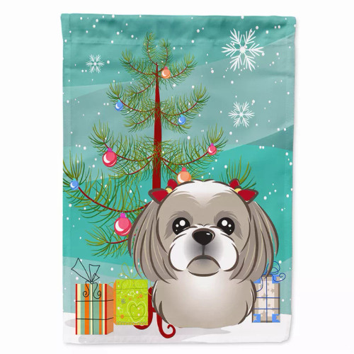 Christmas Tree/Dog  Breed Flag Canvas - BB1622CHF