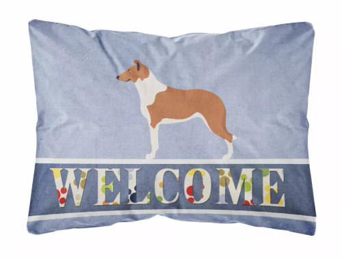 Welcome Dog Art Canvas Fabric Decorative Pillow Style 2 - S000213B001695P096901V000
