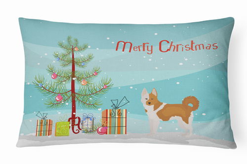 Christmas Tree Dog Art Canvas Fabric Decorative Pillow Style 2 - S000213B001695P001263V000