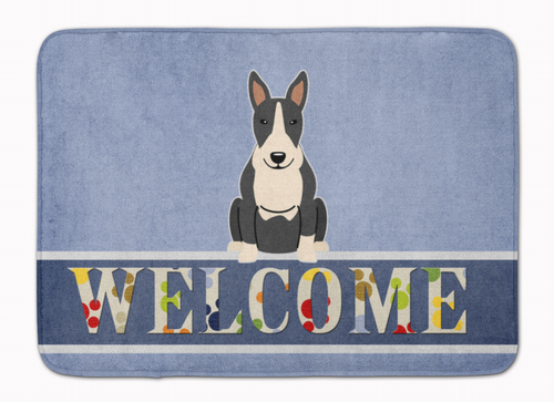 Dog Breed Print Machine Washable Memory Foam Welcome Mat - BB5714RUG